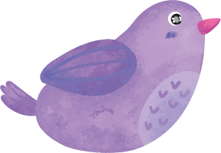 Purple bird